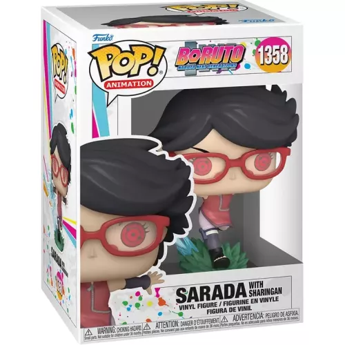 Funko Pop! Sarada with Sharingan #1358 Boruto Naruto Next Generations Box