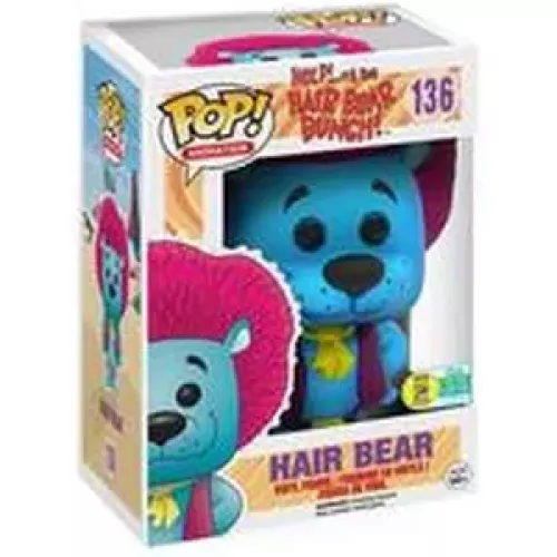 Funko Pop! Hair Bear #136 Blue Help!... It's the Hair Bear Bunch! Box