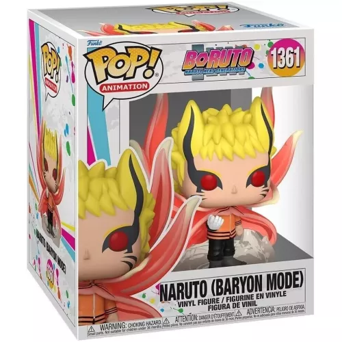 Funko Pop! Naruto (Baryon Mode) #1361 6 Inch Boruto Naruto Next Generations Box