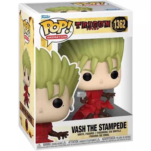 Funko Pop! Vash the Stampede #1362 Trigun Animation Box