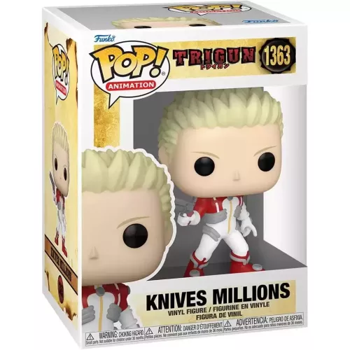 Funko Pop! Knives Million #1363 Trigun Animation Vinyl Figure Box