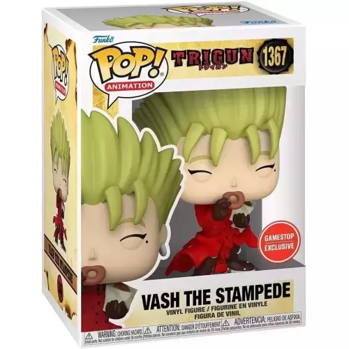 Funko Pop! Vash the Stampede #1367 with Donuts Trigun Box