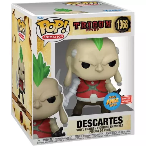 Funko Pop! Descartes #1368 Trigun Animation Vinyl Figure Box