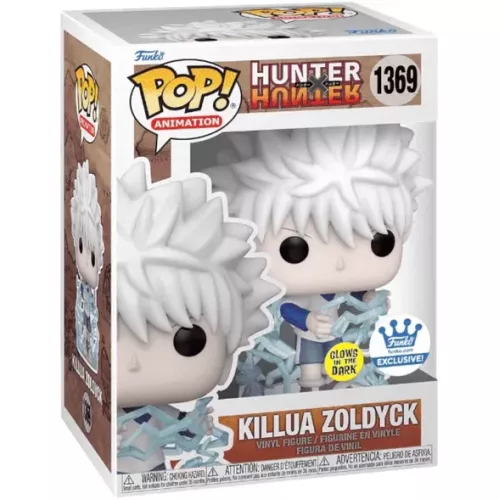 Funko Pop! Killua Zoldyck #1369 Glows in the Dark Hunter x Hunter Box