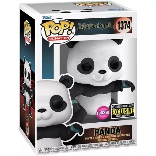 Funko Pop! Panda #1374 Flocked Jujutsu Kaisen Animation Box
