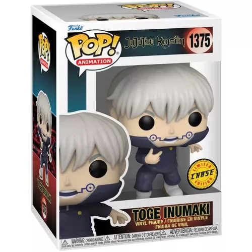 Funko Pop! Toge Inumaki #1375 Unmasked Chase Jujutsu Kaisen Box
