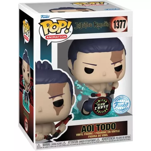 Funko Pop! Aoi Todo #1377 Chase Glows in the Dark Jujutsu Kaisen Box