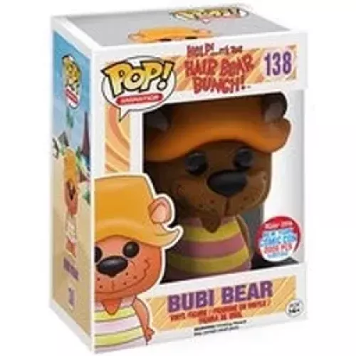 Funko Pop! Bubi Bear #138 Limited Edition Help!... It's the Hair Bear Bunch! Box