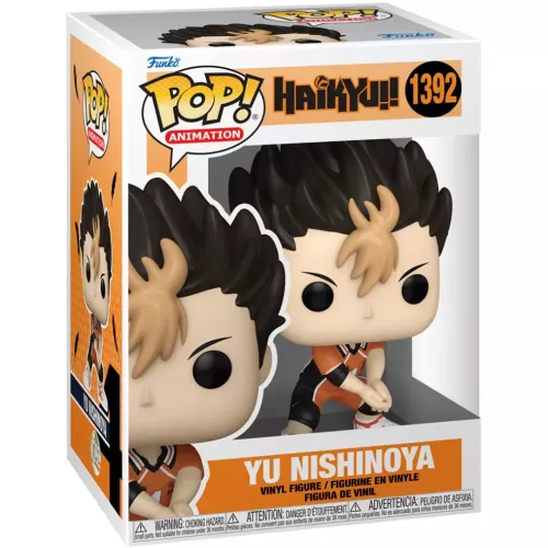 Funko Pop! Yu Nishinoya #1392 Haikyu!! Animation Vinyl Figure Box