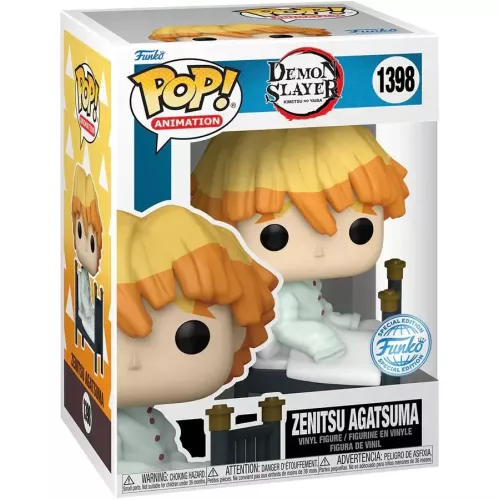 Funko Pop! Zenitsu Agatsuma #1398 Recovery Demon Slayer Kimetsu no Yaiba Box