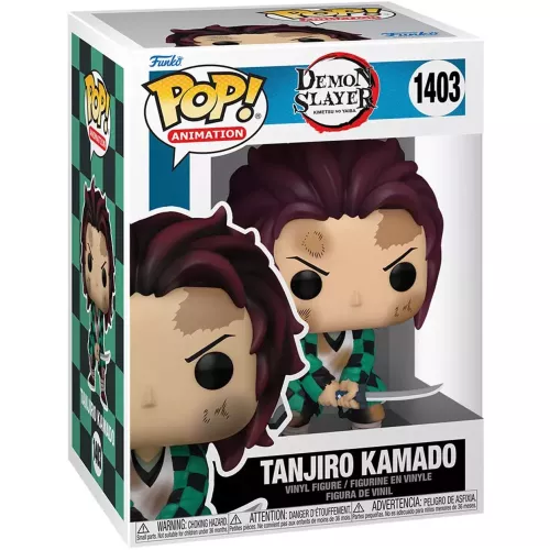 Funko Pop! Tanjiro Kamado #1403 Training Demon Slayer Kimetsu no Yaiba Box