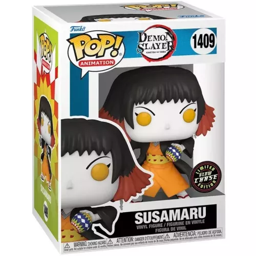 Funko Pop! Susamaru #1409 Chase Glows in the Dark Demon Slayer Kimetsu no Yaiba Box