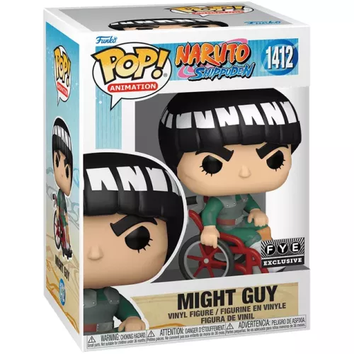 Funko Pop! Might Guy #1412 Wheelchair Naruto Shippuden Box