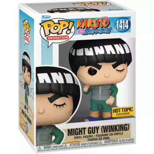 Funko Pop! Might Guy (Winking) #1414 Naruto Shippuden Box