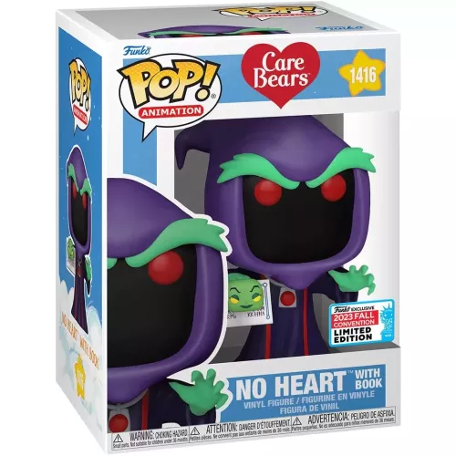 Funko Pop! No Heart with Book #1416 Care Bears Animation Box