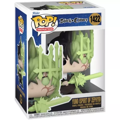Funko Pop! Yuno (Spirit of Zephyr) #1422 Black Clover Box