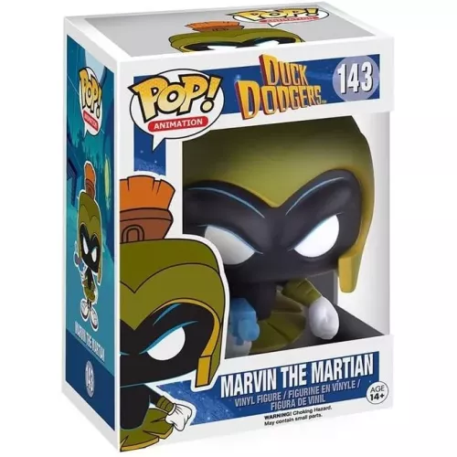 Funko Pop! Marvin the Martian #143 Duck Dodgers Animation Box