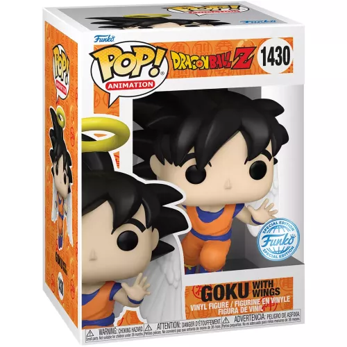 Funko Pop! Goku with Wings #1430 Dragon Ball Z Animation Box