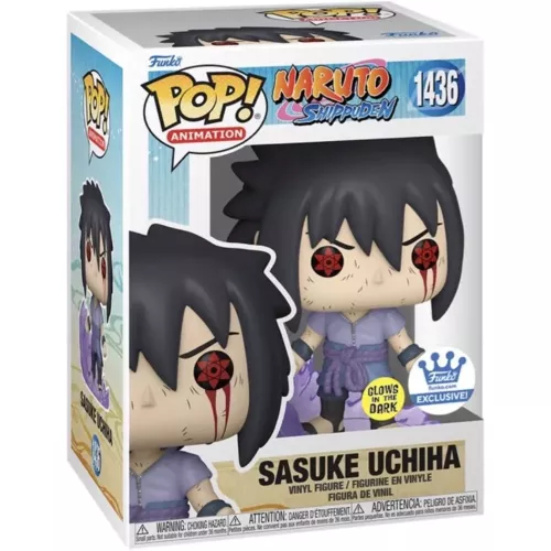 Funko Pop! Sasuke Uchiha #1436 Glows in the Dark Naruto Shippuden Box