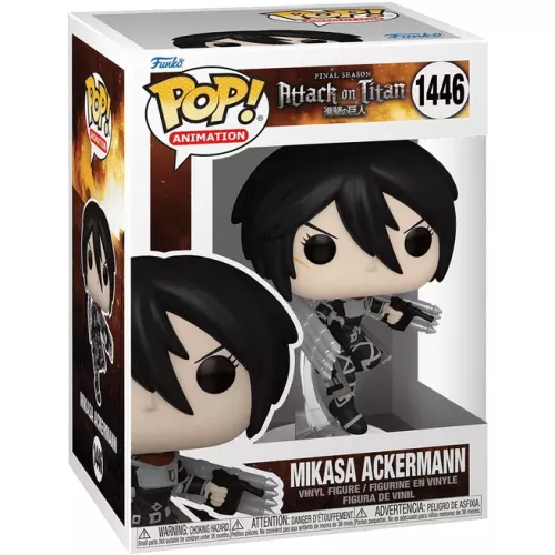 Funko Pop! Mikasa Ackermann #1446 Attack on Titan Final Season Box