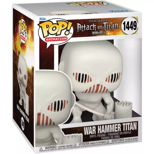 Funko Pop! War Hammer Titan #1449 6 Inch Attack on Titan Final Season Box