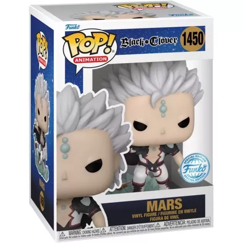 Funko Pop! Mars #1450 Black Clover Animation Vinyl Figure Box