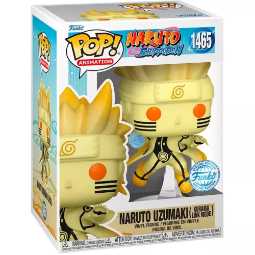 Funko Pop! Naruto Uzumaki (Kurama Link Mode) #1465 Box