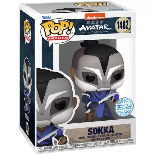 Funko Pop! Sokka #1482 Warrior Nickelodeon Avatar The Last Airbender Box