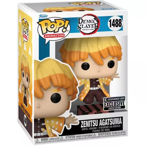 Funko Pop! Zenitsu Agatsuma #1488 Demon Slayer Kimetsu no Yaiba Box