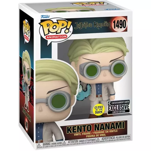 Funko Pop! Kento Nanami #1490 Glows in the Dark Jujutsu Kaisen Box