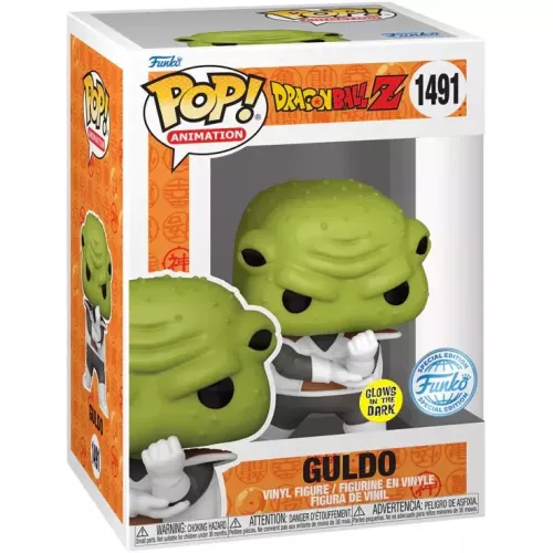 Funko Pop! Guldo #1491 Glows in the Dark Dragon Ball Z Box