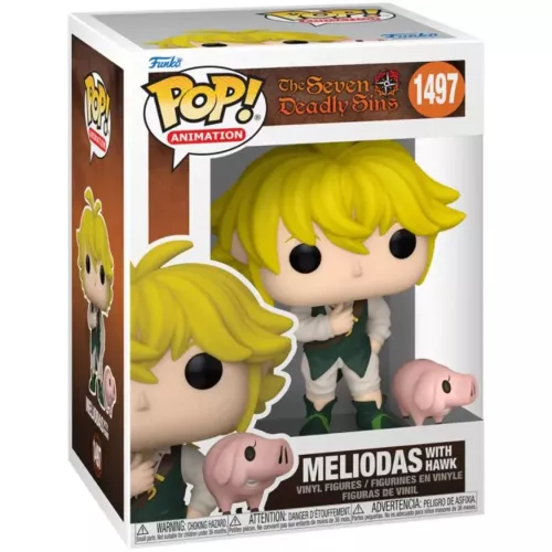 Funko Pop! Meliodas with Hawk #1497 The Seven Deadly Sins Box