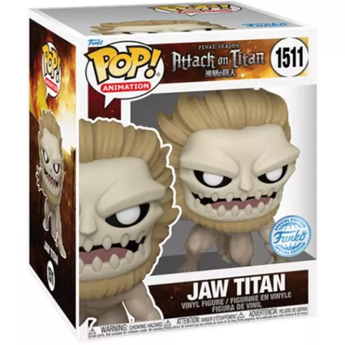 Funko Pop! Jaw Titan #1511 6 Inch Attack on Titan Final Season Box