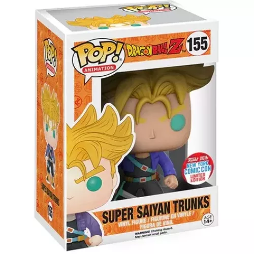 Funko Pop! Super Saiyan Trunks #155 Dragon Ball Z Animation Box