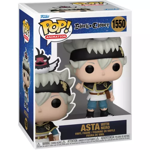 Funko Pop! Asta with Nero #1550 Black Clover Animation Box