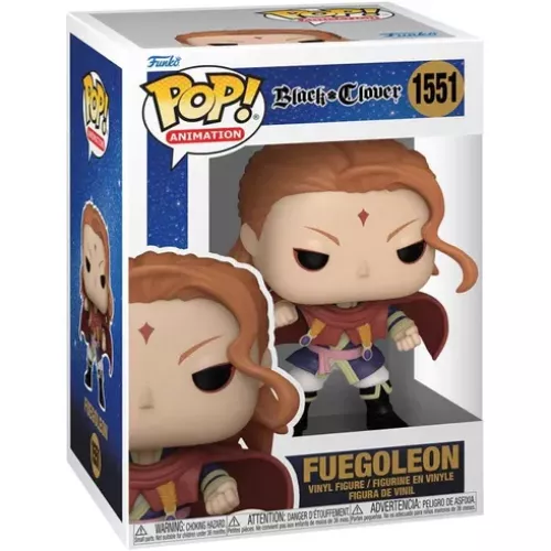 Funko Pop! Fuegoleon #1551 Black Clover Animation Vinyl Figure Box