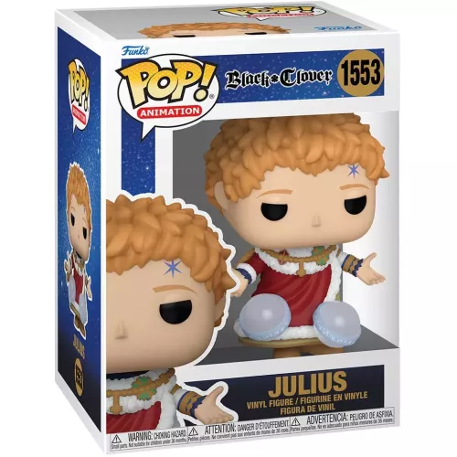 Funko Pop! Julius #1553 Black Clover Animation Vinyl Figure Box