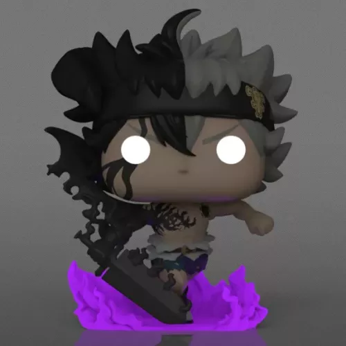Funko Pop! Black Asta #1556 Glows in the Dark Black Clover