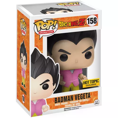 Funko Pop! Badman Vegeta #158 Dragon Ball Z Animation Box