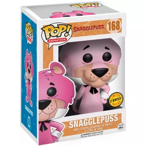 Funko Pop! Snagglepuss #168 Light Pink Chase Glows in the Dark Box