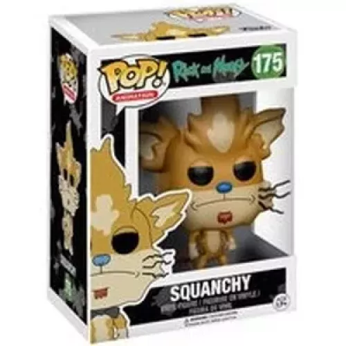 Funko Pop! Squanchy #175 Rick and Morty Animation Vinyl Figure Box