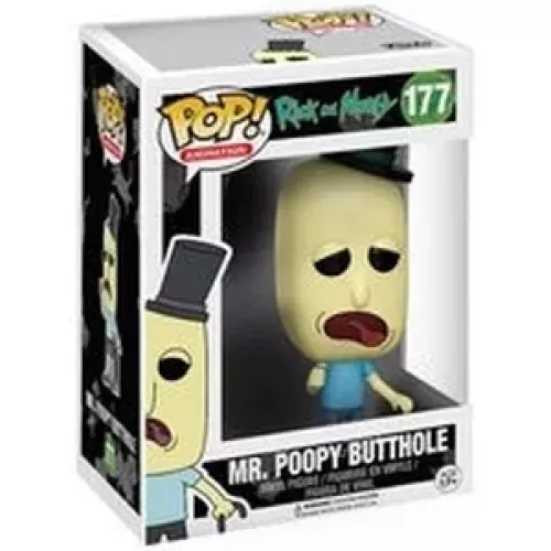 Funko Pop! Mr. Poopy Butthole #177 Rick and Morty Animation Box