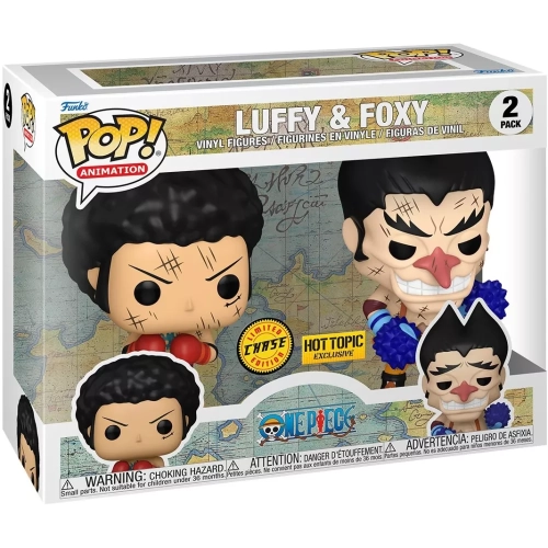 Funko Pop! Foxy 2 Pack Chase One Piece Animation Vinyl Figure Box