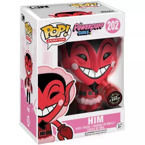 Funko Pop! Him #202 Chase Glows in the Dark The Powerpuff Girls Box