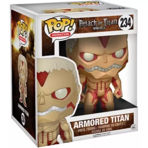 Funko Pop! Armored Titan #234 6 Inch Attack on Titan Box