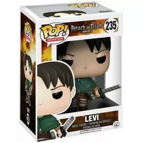 Funko Pop! Levi #235 Attack on Titan Animation Vinyl Figure Box