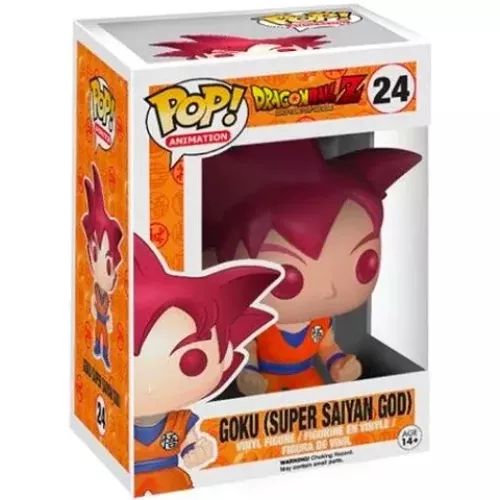 Funko Pop! Goku #24 Super Saiyan God Dragon Ball Z Battle of Gods Box