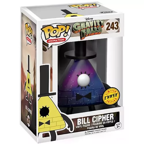 Funko Pop! Bill Cipher #243 Space Chase Disney Gravity Falls Box