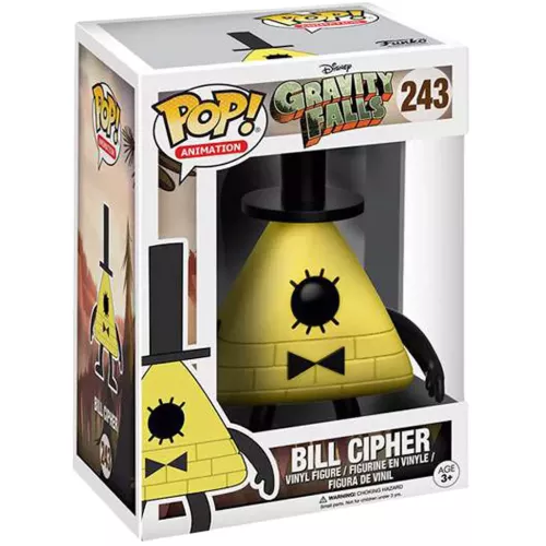 Funko Pop! Bill Cipher #243 Disney Gravity Falls Animation Box