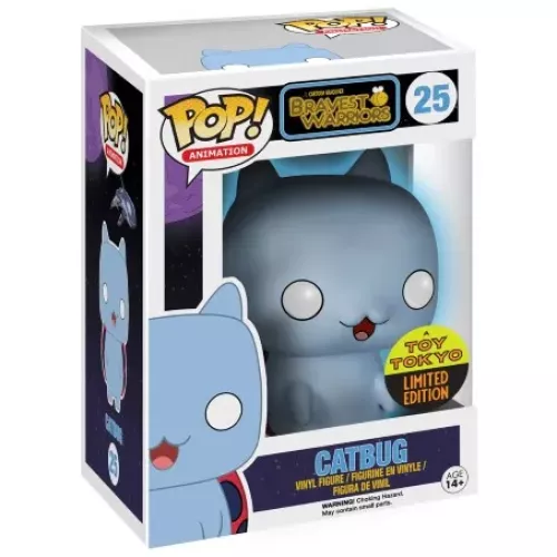 Funko Pop! Catbug #25 Glows in the Dark Cartoon Hangover Bravest Warriors Box